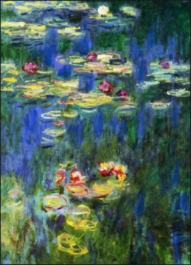 Green reflection, Claude Monet