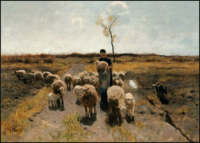 Newborn Lamb, Anton Mauve, Singer, Laren