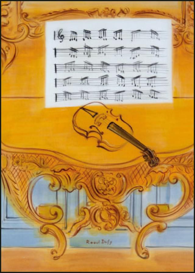 La Console jaune, Raoul Dufy
