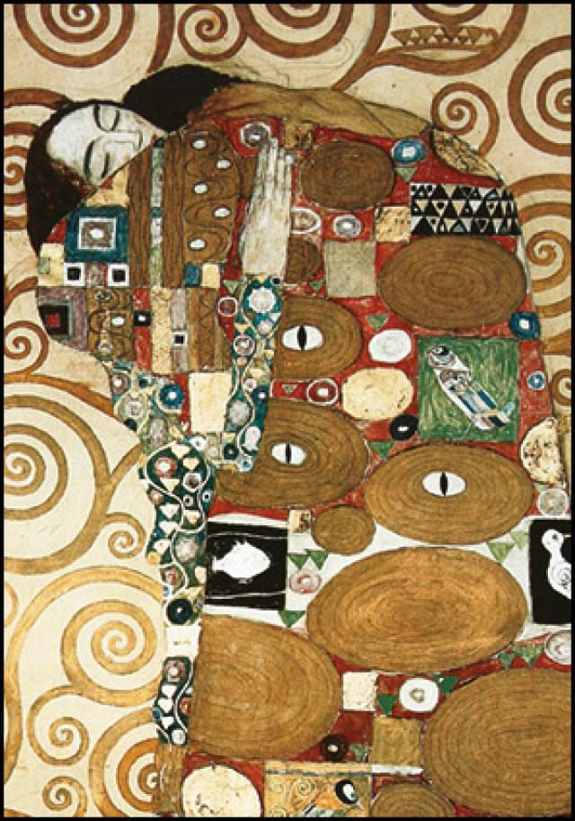 The Embrace-De omhelzing, Gustav Klimt