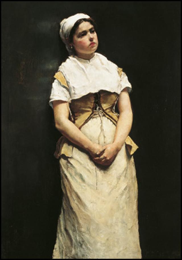 Flemish girl, Frans Deutman, Singer, Laren