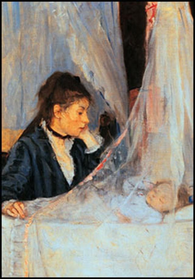 De Wieg / The Cradle, Berthe Morisot